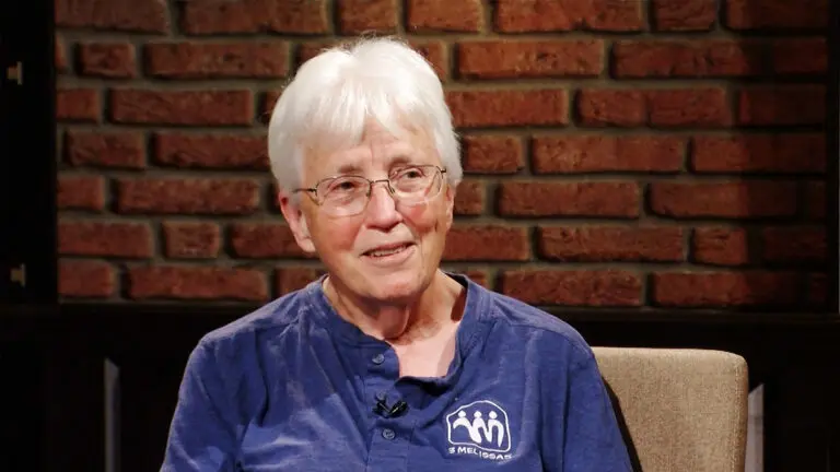 Diane Nilan on the set of 630 Naperville