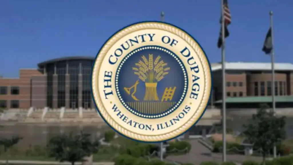 DuPage County Court House with county seal