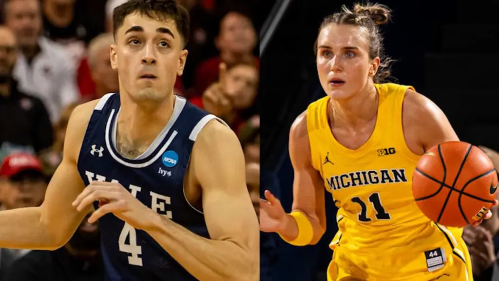 Naperville area athletes John Poulakidas and Greta Kampschroeder are competing in March Madness
