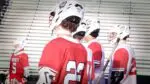 Benet boys lacrosse watches a drill before a game against The Valley.