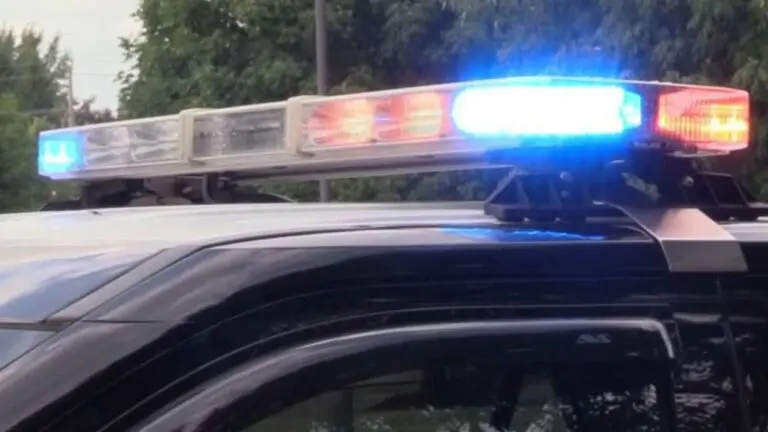 Body found in water at Burlington Park Forest Preserve, Naperville Picture of lights on top of police car