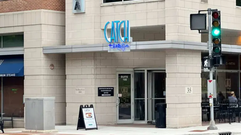 Catch 35 building in downtown Naperville