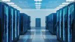 File image of a data center interior with large servers