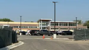 exterior image of Heinen's under construction in Naperville