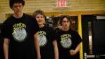 Glenbard West Boys Volleyball walks out for the Sectional Semifinal against Neuqua Valley.