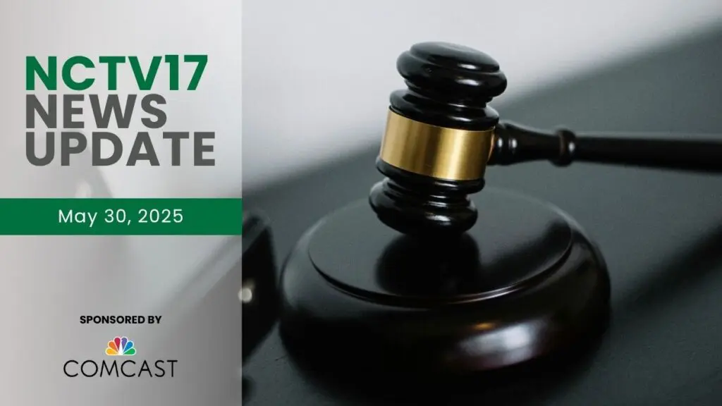 A gavel with the NCTV17 News Update watermark