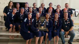 Naperville North girls water polo celebrates third place finish