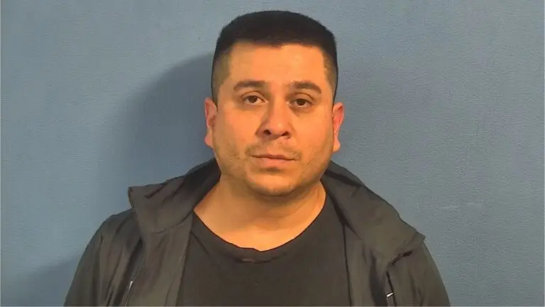 Naperville man Nathan Gonzalez is pictured in his mugshot after killing family dog. Gonzalez killed the pet after an argument with his partner.