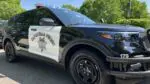 Side angle shot of Naperville police car for story on police monitoring teen gathering trend
