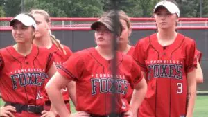 Yorkville softball gets ready to take on Waubonsie in the IHSA Regional Semifinals.