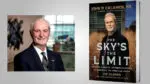 photo of John Calamos and his book "The Sky's the Limit"