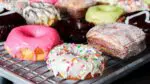 A rack of doughnuts from Stan's Donuts & Coffee