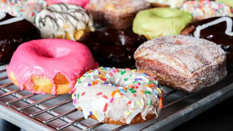 A rack of doughnuts from Stan's Donuts & Coffee