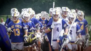 Lake Forest boys lacrosse walks in to face Neuqua Valley in the IHSA Boys Lacrosse State Semifinals.