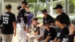 NCTV17 Naperville Little League Junior Team Giacobbe hangs out in the dugout