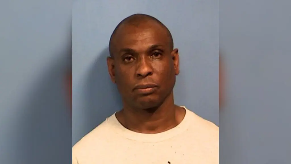 A mughshot of Ricardo Hardy, a former DuPage County deputy sheriff who was found guilty of having inappropriate sexual contact with a female inmate.