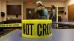 Photo of d not cross tape from a previous Citizen Police Academy class