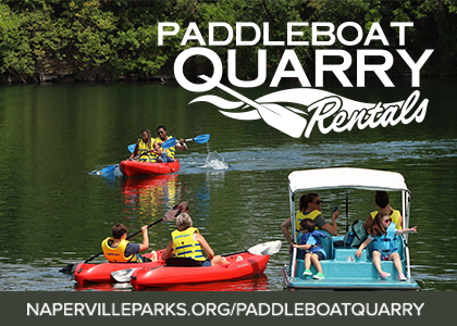 Paddleboat Quarry Rentals. napervilleparks.org/paddleboatquarry