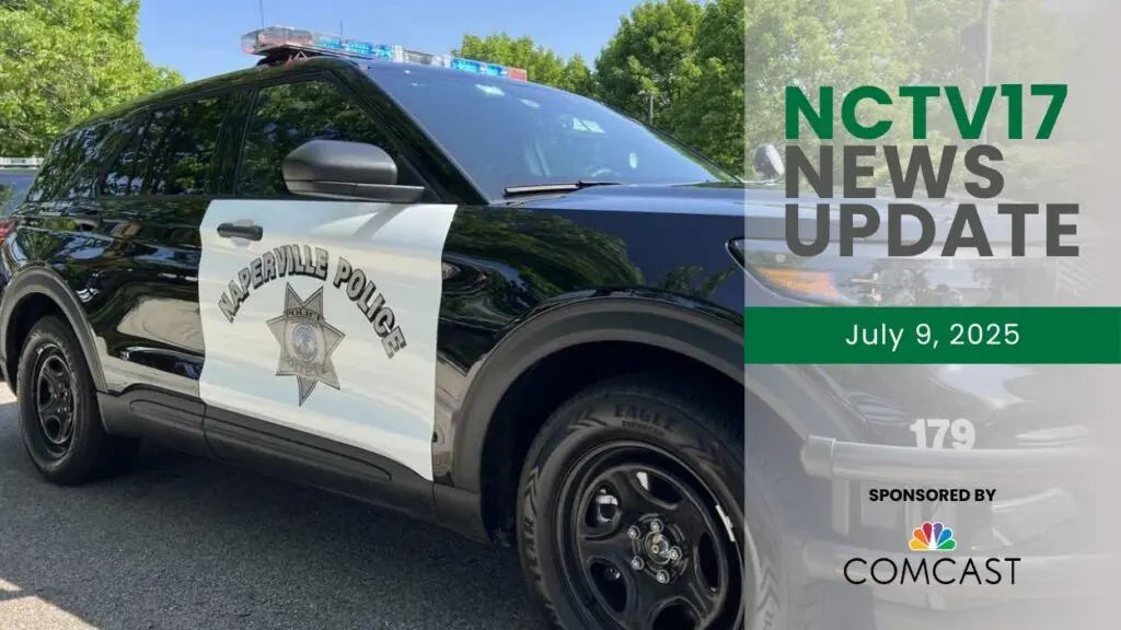A Naperville Police Car for Naperville News Update.