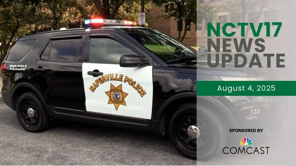 A Naperville Police Department car.
