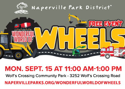 Wonderful World of Wheels. Free Event. Monday, September 15th.