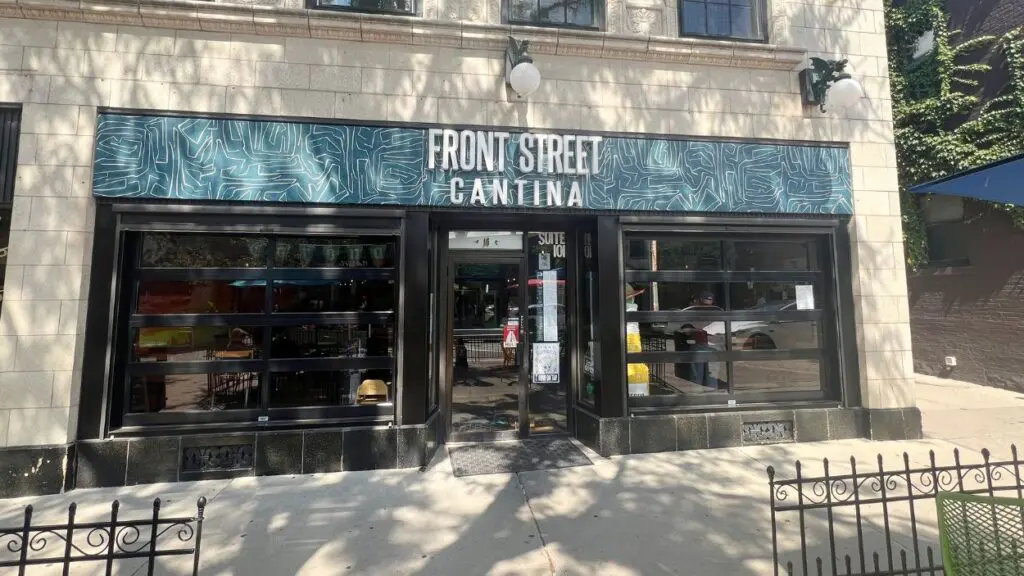 Photo of the Naperville Front Street Cantina building