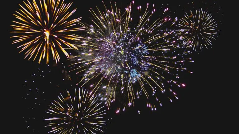 Fireworks in the sky