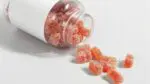A picture of a spilled bottle of gummy bears for a story on emerging drug and alcohol trends in Naperville.