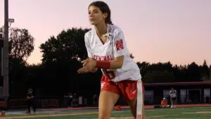 Naperville Central QB takes snaps