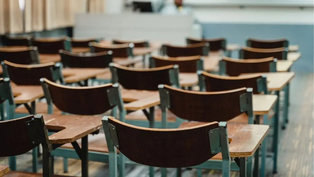 empty class room Naperville D203 continues review of Title IX policy update