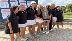 Metea Valley girls golf wins the first DVC championship in program history