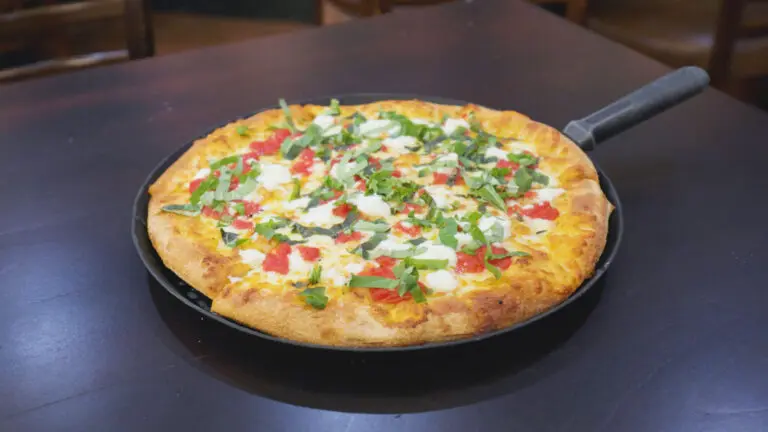 Margherita pizza from Little Pops.