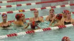 Naperville Central girls swimming jumps in for senior night