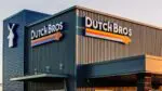 The Dutch Bros sign on one of their coffee shops.