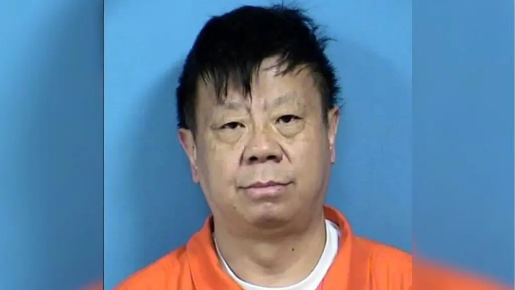 Alan Wang, the Naperville man found guilty of the murder of his wife, is pictured in a mugshot.