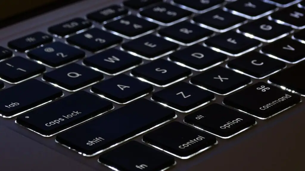 Close up of computer keyboard