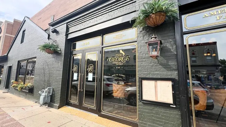 Photo of the front doors of The George