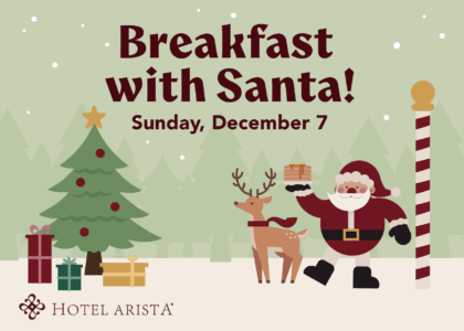 Hotel Arista. Breakfast with Santa.