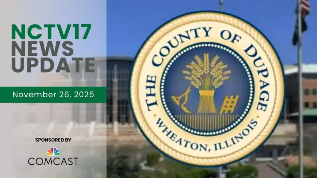 A picture of the DuPage County seal for Naperville News update, as the DuPage County Clerk was recently censured but the board.