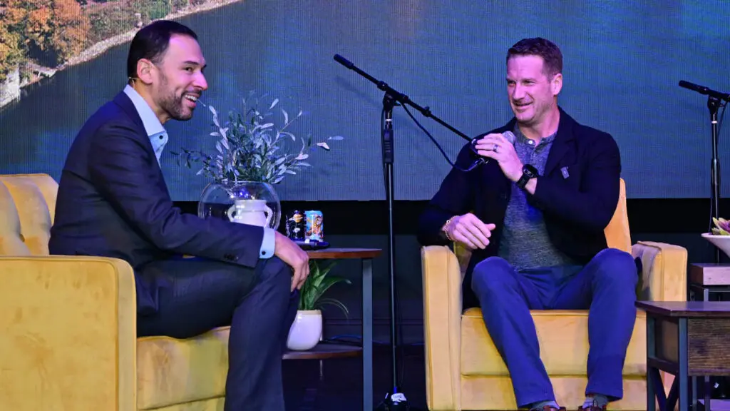 Joe Chura chats with Stefan Holt at NCTV17's "The Morning Show."