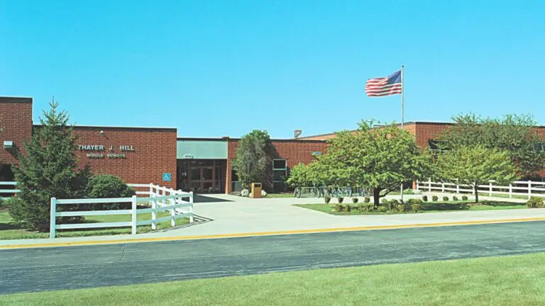 exterior image of Hill MIddle School