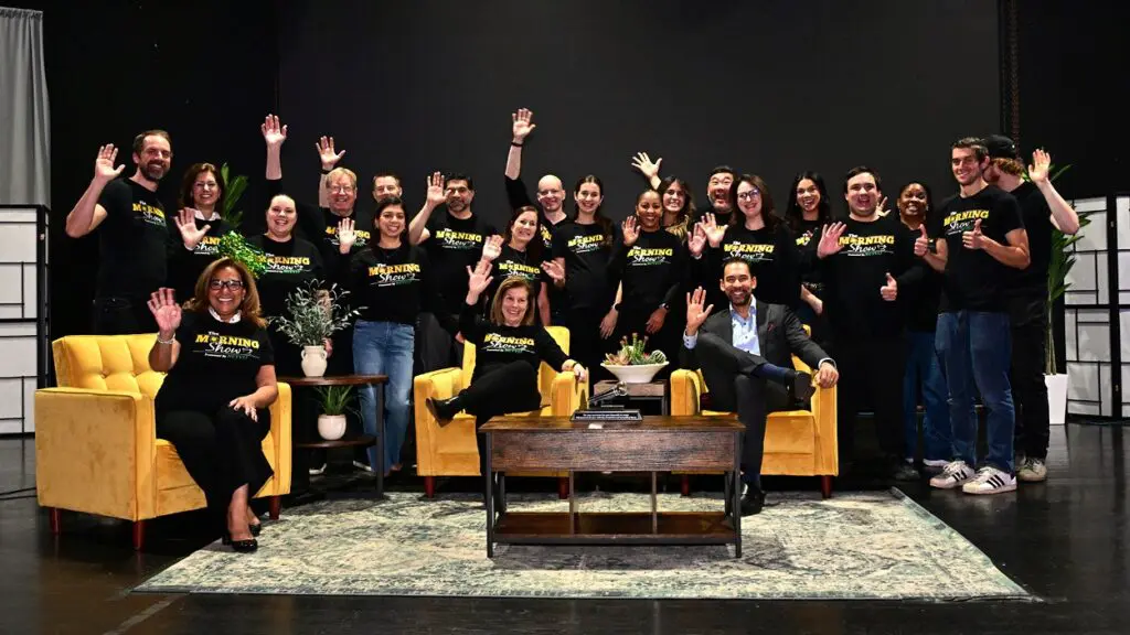 NCTV17 Staff and Board with Stefan Holt at The Morning Show