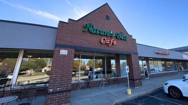 The outside of Nature's Best Cafe in Naperville which is expected to close down in December 2025.