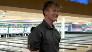 The Valleys topple Naperville North boys bowling as Anders Moranchek walks off the lanes.