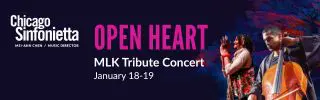 Chicago Sinfonietta. Open Heart. MLK Tribute Concert.