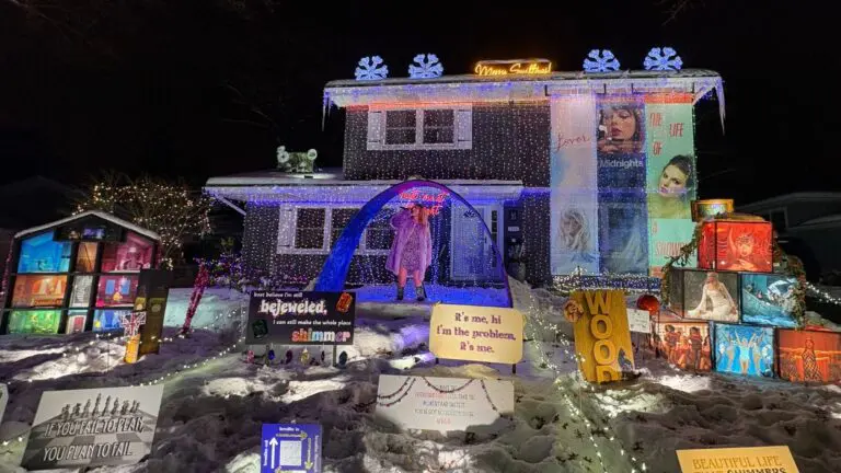 The Naperville Swiftmas House at 1228 Atlas Lane.