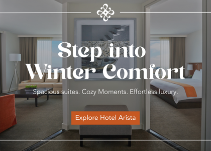 Hotel Arista. Step into Winter comfort.