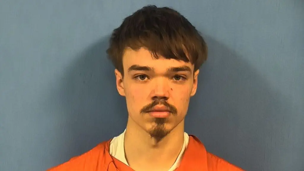 Mugshot of murder suspect Nedas Revuckas,