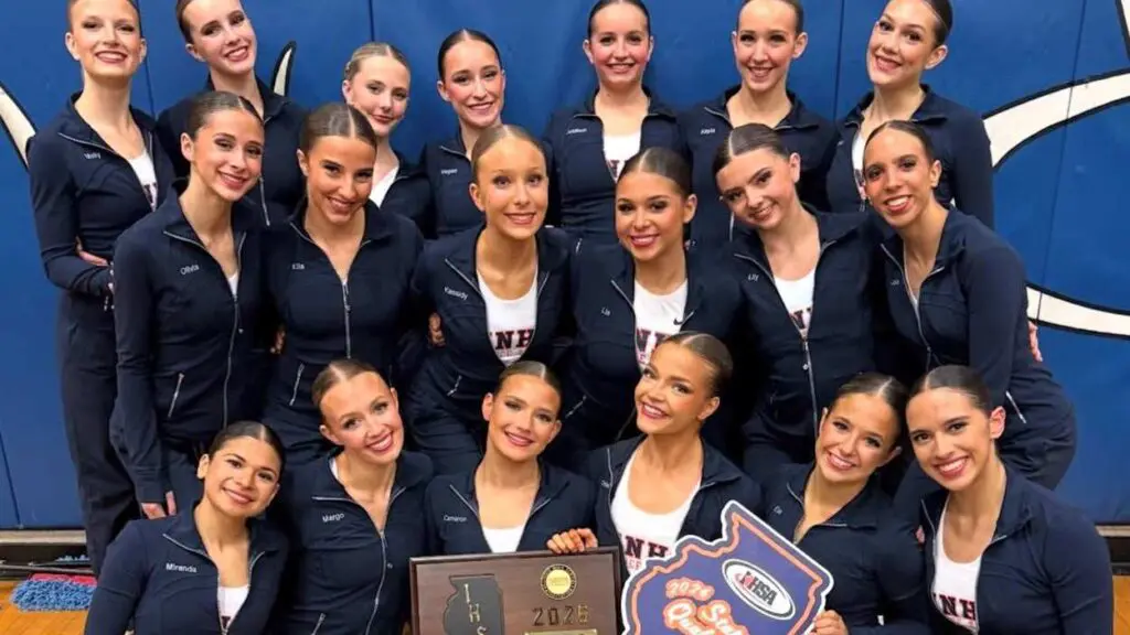 Naperville North girls competitive dance wins the 3A Geneva sectional championship.Still001