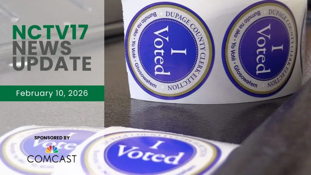 DuPage County, IL I voted sticker